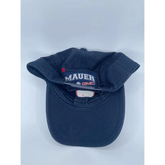 Minnesota Twins Hat Joe Mauer Retirement Blue Red Strapback MLB Cap - Picture 3 of 7